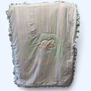 Pastel Striped Baby Blanket